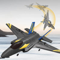 HKM-379923 EPP Foam Electric F35 Remote Control Aircraft with Gyroscope, 4-Channel RC Glider, Ready-to-Fly, 150m Range