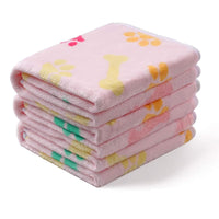 HKM-380307 Pet Blanket for Dogs and Cats, Soft Warm Cloth Pad with Confetti Bone Design, Multiple Sizes Available