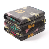 HKM-380307 Pet Blanket for Dogs and Cats, Soft Warm Cloth Pad with Confetti Bone Design, Multiple Sizes Available