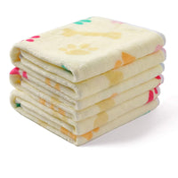 HKM-380307 Pet Blanket for Dogs and Cats, Soft Warm Cloth Pad with Confetti Bone Design, Multiple Sizes Available