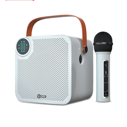 HKM-380371 Dynamic Audio Singing Microphone with Display for Home, Computer, Stage, KTV, and Conference Use