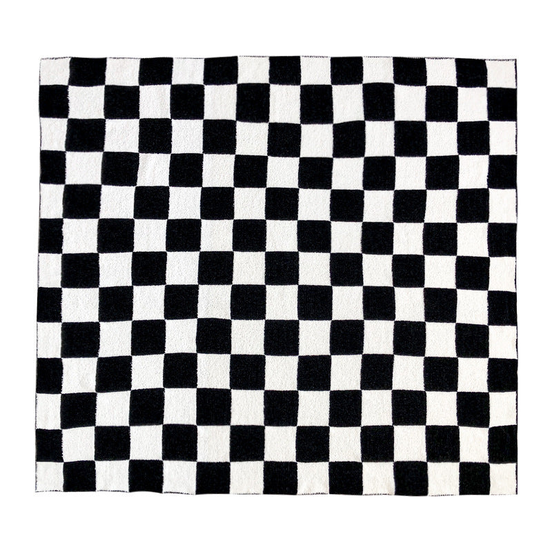 HKM-380499 Geometric Pattern Thin Air Conditioning Blanket for All Seasons - 127 x 152 CM