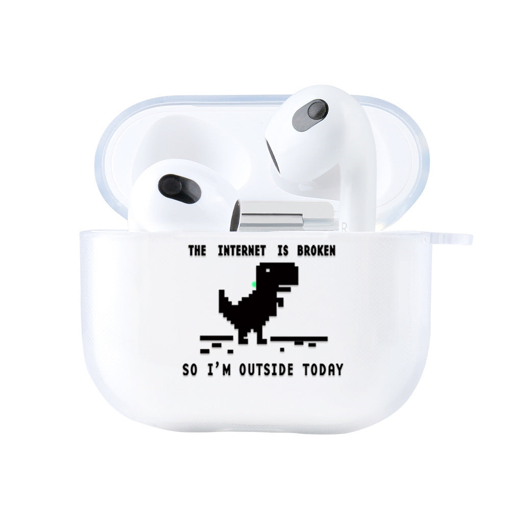 HKM-380563 Creative Animal-Themed TPU Headphone Case for AirPods 3rd Generation