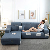 HKM-380563 Universal European-Style Stretch Sofa Cover for Modular Sofas, All-Season, Cartoon/Anime Patterns, Polyester Fiber