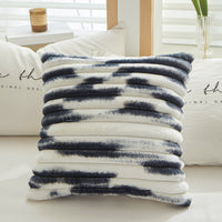 HKM-380627 Geometric Striped Square Pillow Cover - Tie-Dyed in Multiple Colors, 45x45cm