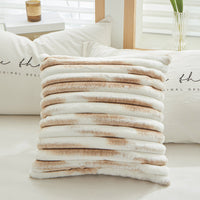 HKM-380627 Geometric Striped Square Pillow Cover - Tie-Dyed in Multiple Colors, 45x45cm