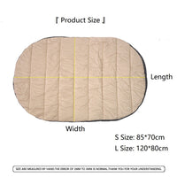 HKM-380691 Lightweight Waterproof Outdoor Pet Travel Pad - Beige, Available in Two Sizes
