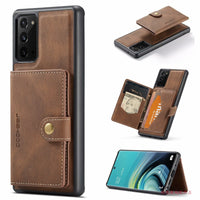 HKM-380755 Magnetic Card Holder Leather Case for iPhone 12/12 Pro/12 Pro Max with Coin Purse
