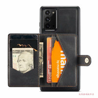 HKM-380755 Magnetic Card Holder Leather Case for iPhone 12/12 Pro/12 Pro Max with Coin Purse