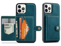 HKM-380755 Magnetic Card Holder Leather Case for iPhone 12/12 Pro/12 Pro Max with Coin Purse