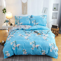 HKM-380819 Summer Student Dormitory Bed Linen and Quilt Cover Set – 1.5m to 2.2m Sizes, Polyester Material
