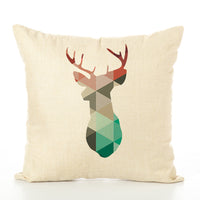 HKM-381203 Linen European Classical Pillowcase with PP Cotton Filling