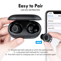 HKM-381331 Wireless Stereo Earplug Headphones with Call Function and 15m Bluetooth Range
