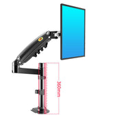 HKM-381395 Adjustable Dual Screen Monitor Stand with Telescopic and Rotating Features for 17-30 Inch Displays