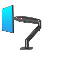 HKM-381395 Adjustable Dual Screen Monitor Stand with Telescopic and Rotating Features for 17-30 Inch Displays