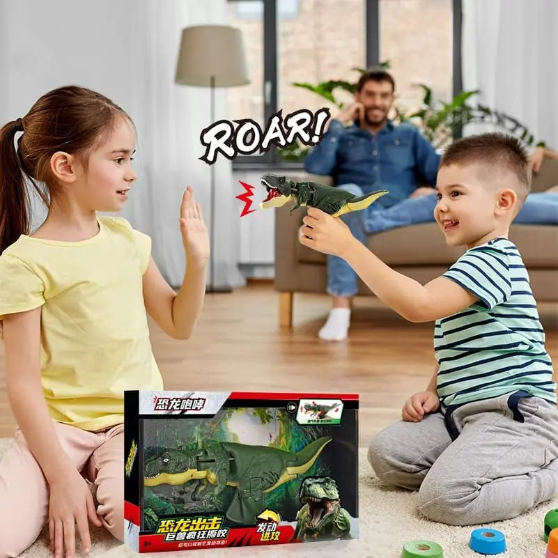 HKM-381459 Telescopic T-Rex Dinosaur Fidget Toy - 29cm Grabber Trigger Swing for Kids
