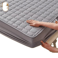 HKM-381459 Thick Dustproof Non-slip Quilted Fitted Sheet for All Seasons - Multiple Sizes Available