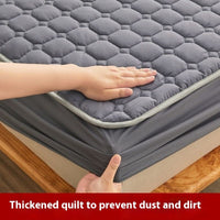 HKM-381459 Thick Dustproof Non-slip Quilted Fitted Sheet for All Seasons - Multiple Sizes Available