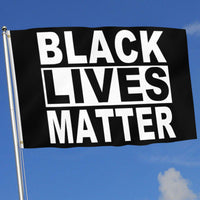 HKM-381587 Anti-Racism Protest Flag - 90x150CM 68D Pongee Material