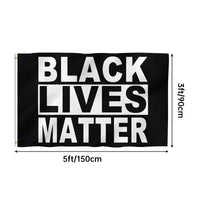 HKM-381587 Anti-Racism Protest Flag - 90x150CM 68D Pongee Material