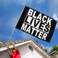 HKM-381587 Anti-Racism Protest Flag - 90x150CM 68D Pongee Material