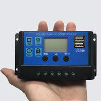 HKM-381843 Automatic Solar Controller for Street Lights with Dual USB Charging, 10A-60A Options