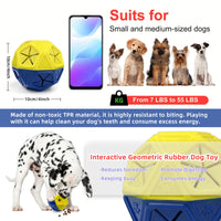 HKM-381843 Interactive Food-Leaking Puzzle Ball for Dogs and Pets – Bite-Resistant Indoor and Outdoor Toy