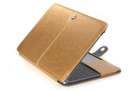 HKM-381907 Imitation Leather Laptop Case for MacBook Air and Pro Models