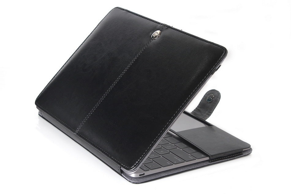 HKM-381907 Imitation Leather Laptop Case for MacBook Air and Pro Models
