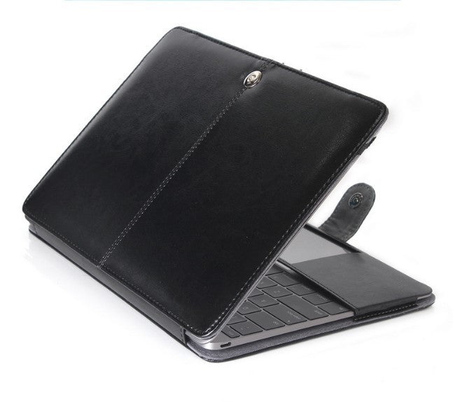 HKM-381907 Imitation Leather Laptop Case for MacBook Air and Pro Models