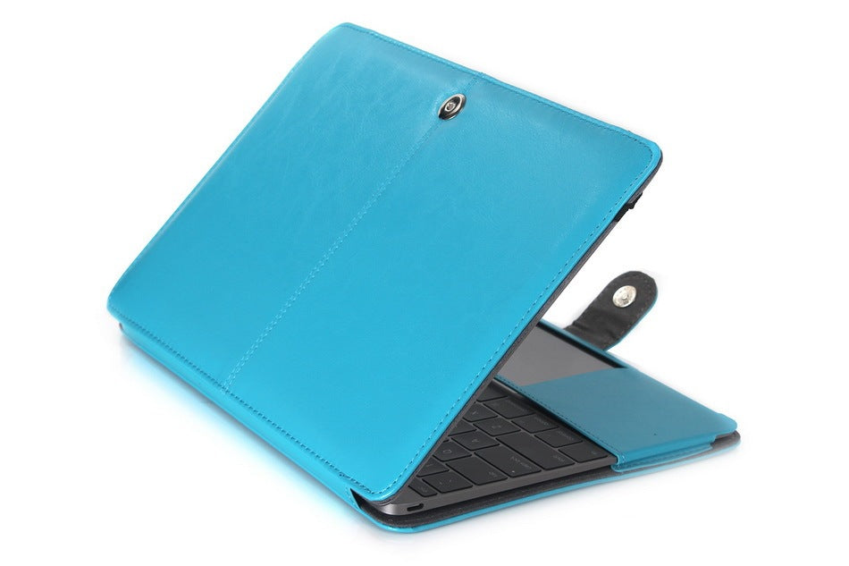 HKM-381907 Imitation Leather Laptop Case for MacBook Air and Pro Models