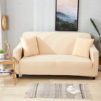 HKM-382035 Elastic Polyester Fiber Sofa Slipcover Set for Sectional Sofas, Available in Multiple Sizes