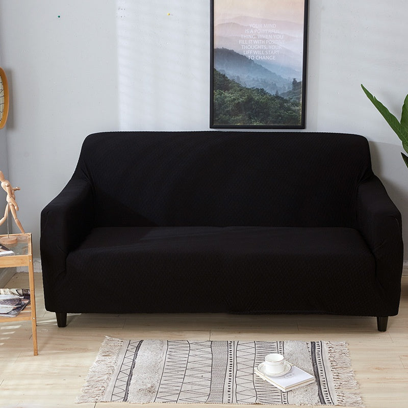HKM-382035 Elastic Polyester Fiber Sofa Slipcover Set for Sectional Sofas, Available in Multiple Sizes