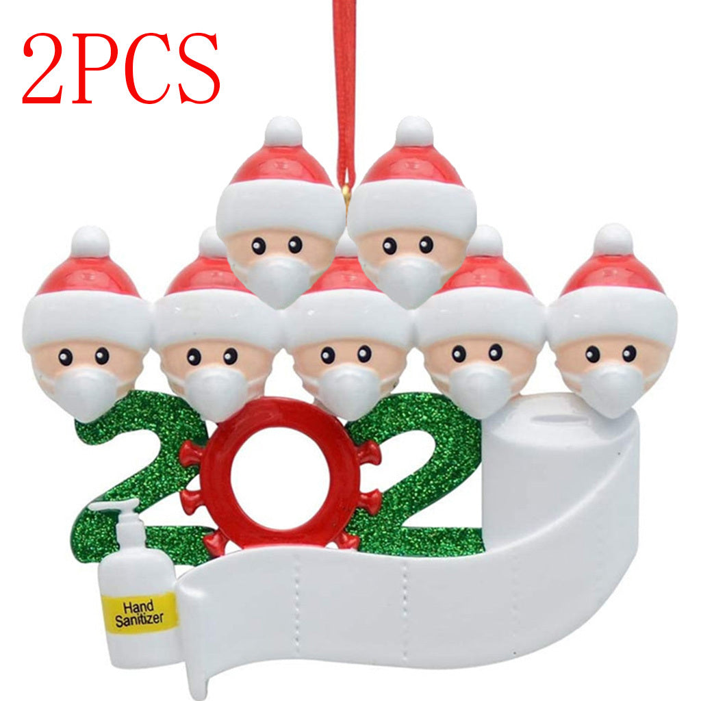 HKM-382099 Snowman Christmas Tree Hanging Pendant in Resin – Available in Multiple Port Options