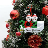HKM-382099 Snowman Christmas Tree Hanging Pendant in Resin – Available in Multiple Port Options