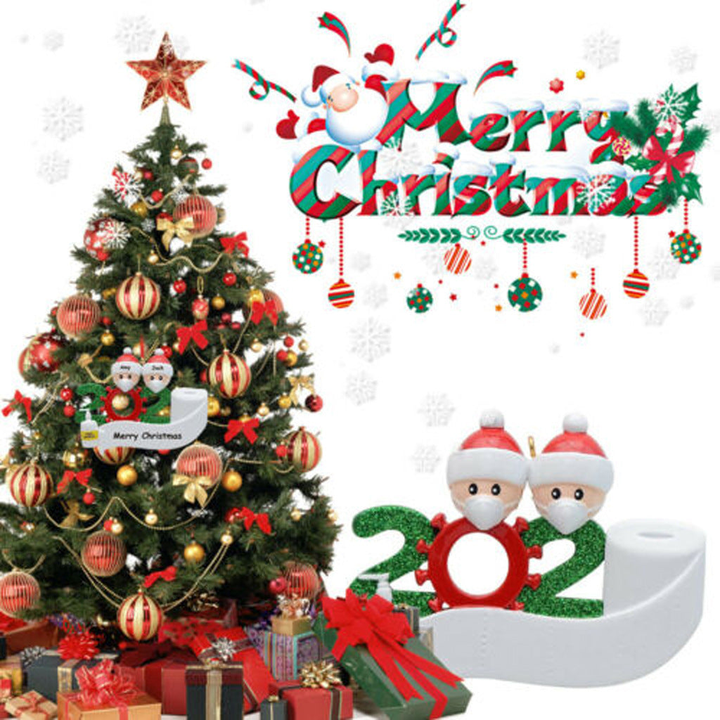 HKM-382099 Snowman Christmas Tree Hanging Pendant in Resin – Available in Multiple Port Options