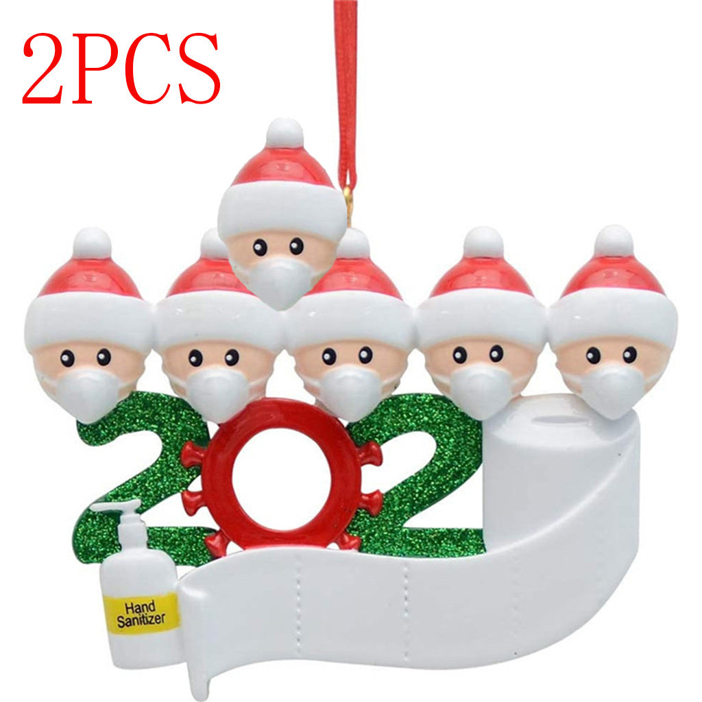 HKM-382099 Snowman Christmas Tree Hanging Pendant in Resin – Available in Multiple Port Options