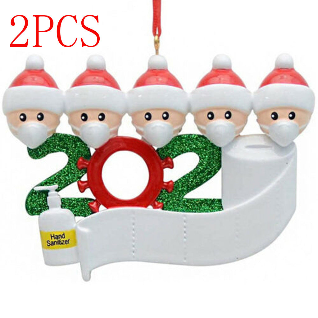 HKM-382099 Snowman Christmas Tree Hanging Pendant in Resin – Available in Multiple Port Options