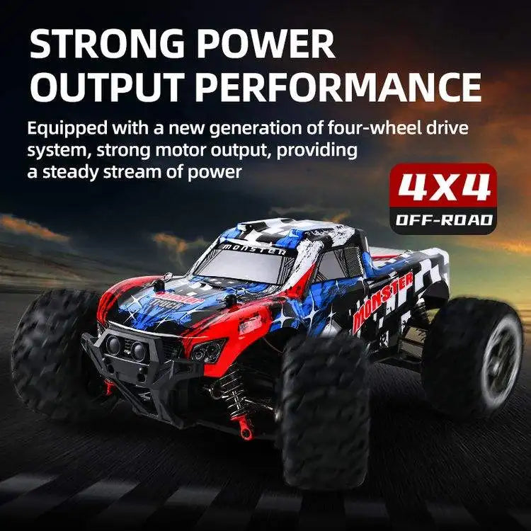 HKM-382227 High-Speed 1/16 Scale 4WD Off-Road Remote Control Racing Truck - Brushless Electric RC Car