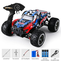 HKM-382227 High-Speed 1/16 Scale 4WD Off-Road Remote Control Racing Truck - Brushless Electric RC Car