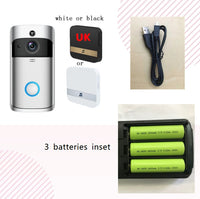 HKM-382483 Smart Wireless Video Doorbell with HD Resolution and Two-Way Audio