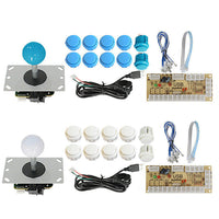 HKM-382675 USB Joystick Control Kit with Sanhe Rocker, Card Buttons, and Chipboard