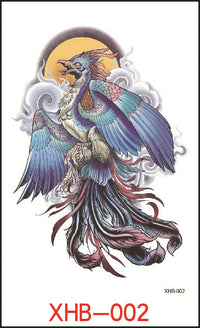 HKM-382739 Floral Geometry Water Transfer Tattoo Stickers for Unique Body Art