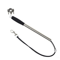 HKM-382931 Elastic Nylon Dog Traction Rope for Bicycles - Hands-Free Leash, 44cm Handle, 55cm Adjustable Belt