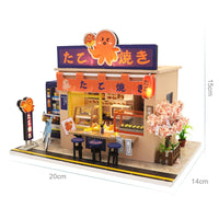 HKM-383059 Wooden DIY Dollhouse Furniture Set for Kids, 1:24 Scale Miniature Playroom Decoration