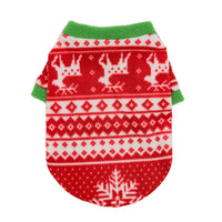 HKM-383379 Cozy Christmas Dog Sweater in Festive Designs and Fleece Material