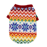 HKM-383379 Cozy Christmas Dog Sweater in Festive Designs and Fleece Material