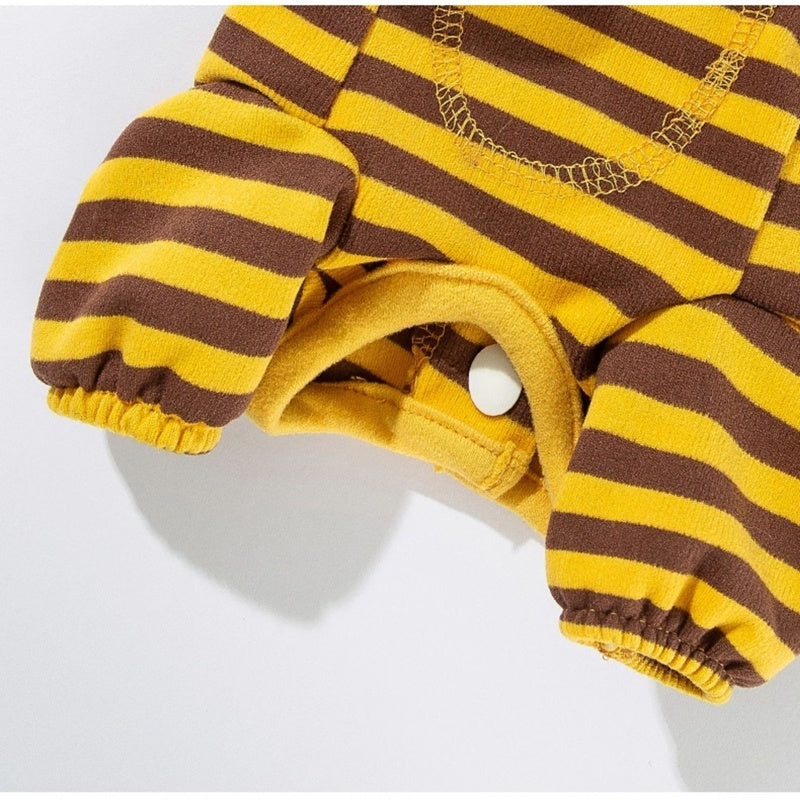 HKM-383443 Warm Dog Pajamas and Coats for Small Pets - Cute One-Piece Suits for Winter