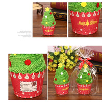 HKM-383571 Cotton Christmas Face Towel Gift Box