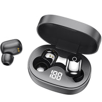HKM-383635 Bluetooth Wireless Headset with 10M Range, Stereo Sound, and Intelligent Power Display